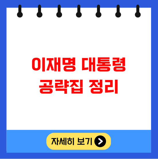 이재명 대통령 공략집 정리 이재명 대통령 공략집 정리