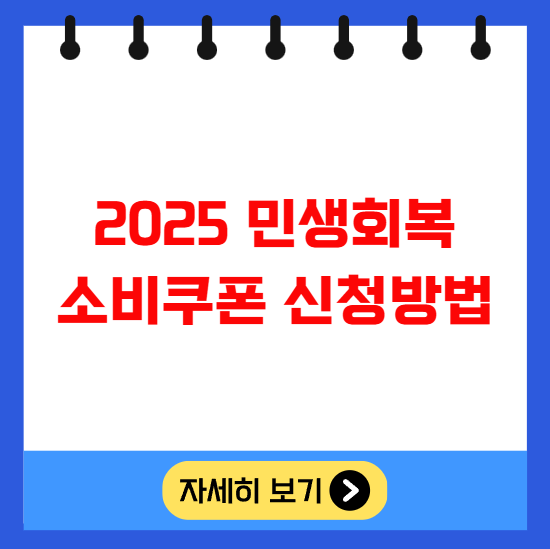 2025 민생회복 소비쿠폰 신청방법 2025 민생회복 소비쿠폰 신청방법