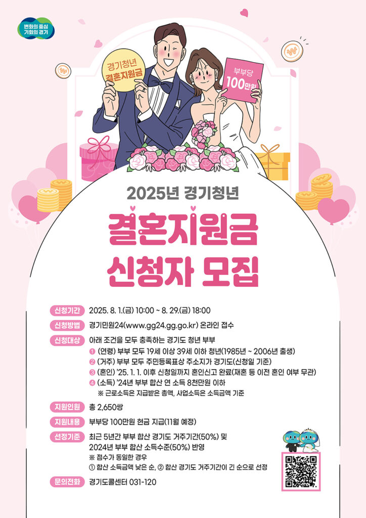 경기도 결혼지원금